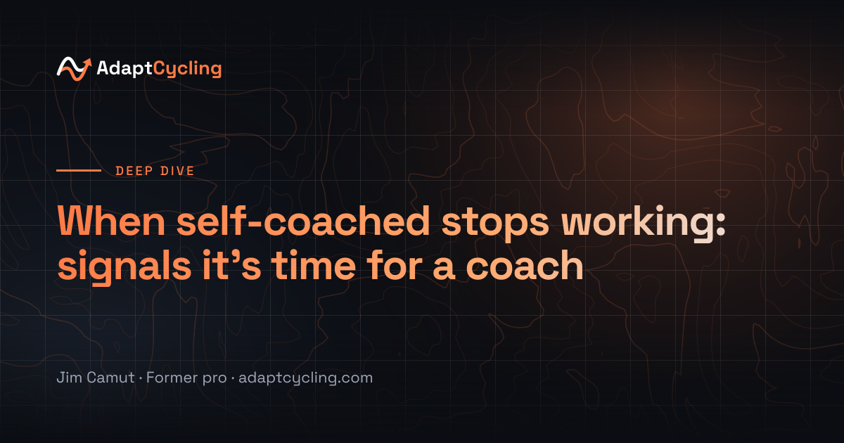 When self-coached stops working: signals it's time for a coach